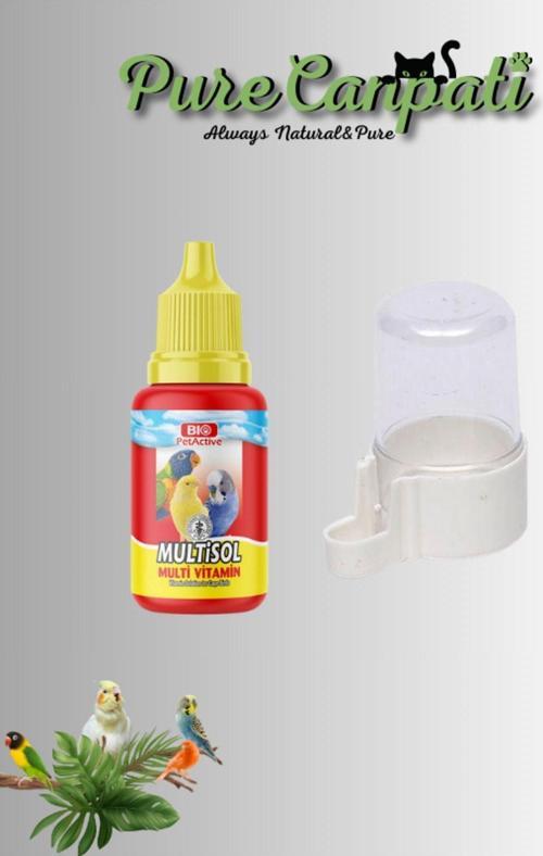 Multisol Kuş Vitamini + Ilaç Suluğu