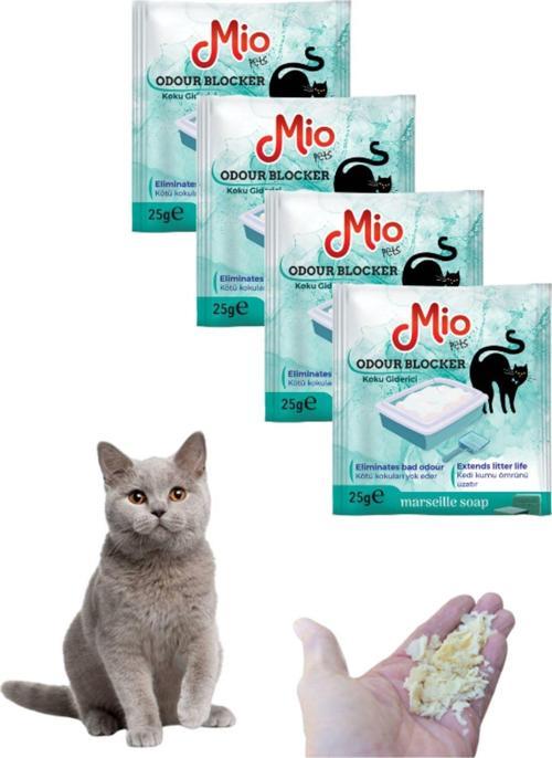 4'lü Kedi Kumu Koku Giderici (Marsilya Sabunu)