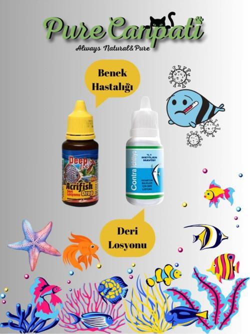 Akvaryum Sağlık Ürünü(Benek Hastalığı,Deri Losyonu)