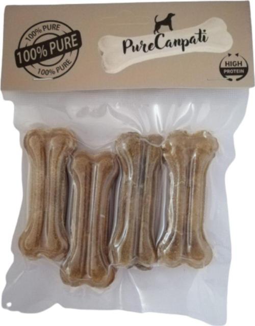 Doğal Köpek Pres Kemiği Natural 4 Adet 7cm Küçük Irk Ve Yavru Köpekler Için 20-25 Gr