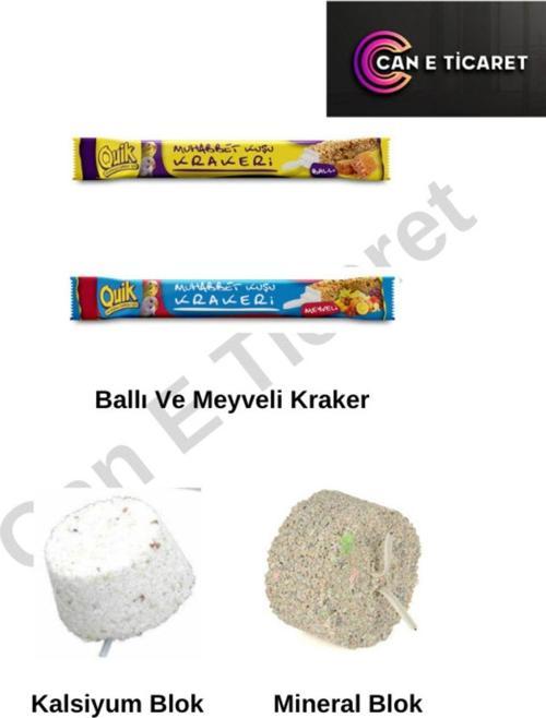 Mineral Blok+kalsiyum Blok+meyveli Ve Ballı Kraker