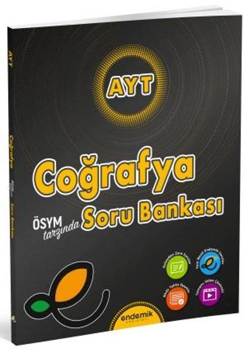 Endemik 2025 Ayt Coğrafya Soru Bankası