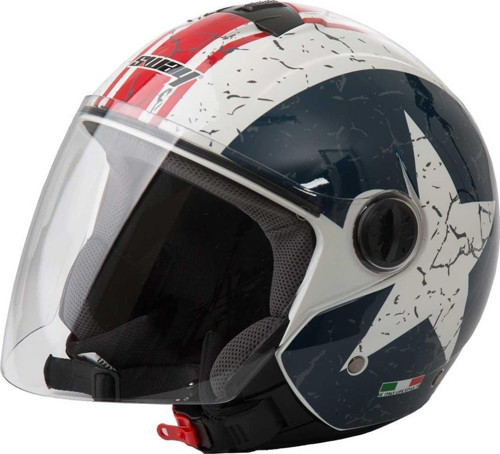 715 Red Star Açık Motosiklet Kaskı