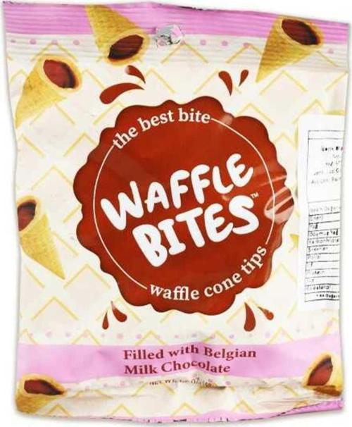 Waffle Bıtes Sütlü Çikolatalı Kornet 48 Gr. (1 Paket)