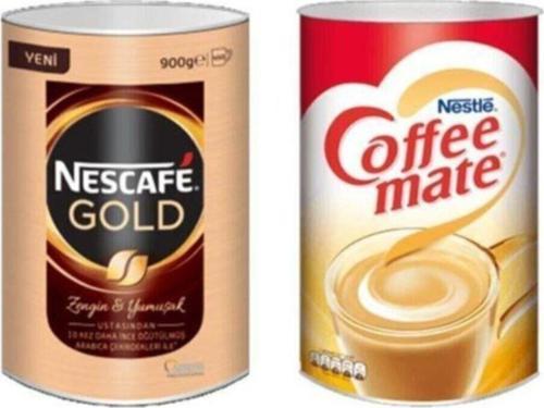 Gold 900 Gr Teneke Kutu + Coffee Mate 2 Kg Teneke Kutu