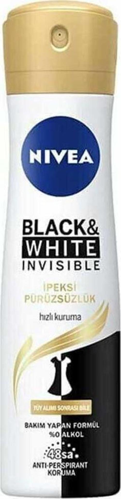 Black & White Invisible Ipeksi Pürüzsüzlük Deodorant 150 ml