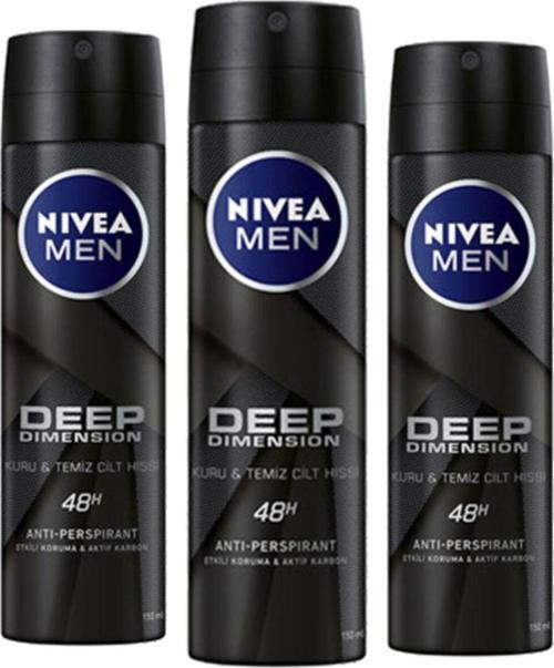 Deep Dimension Deodorant 150 ml X3 Adet