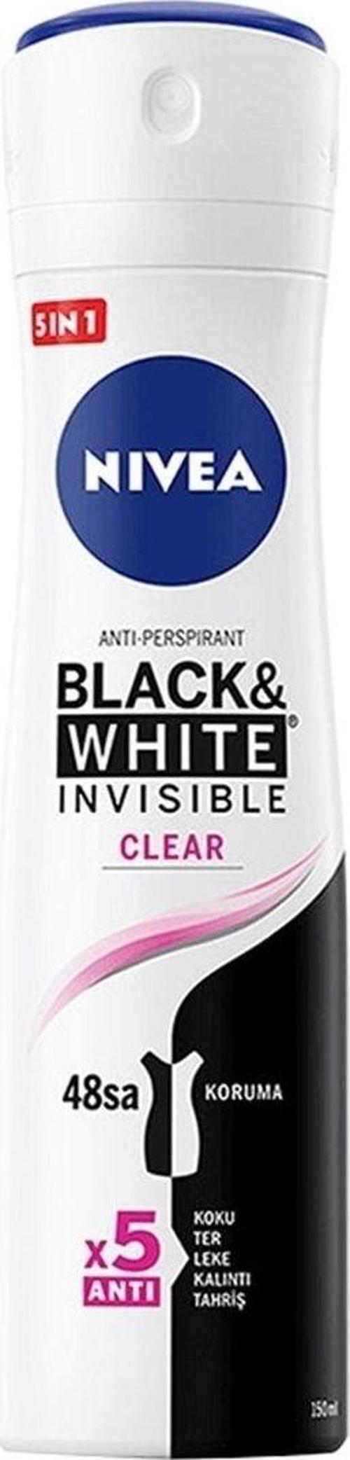 Deodorant 150 ml Kadın Invisible Black White