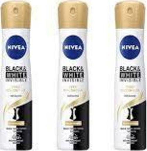 Deodorant Black & Whıte Invısıble Ipeksi Pürüzsüzlük Women 150 ml X 3 Adet