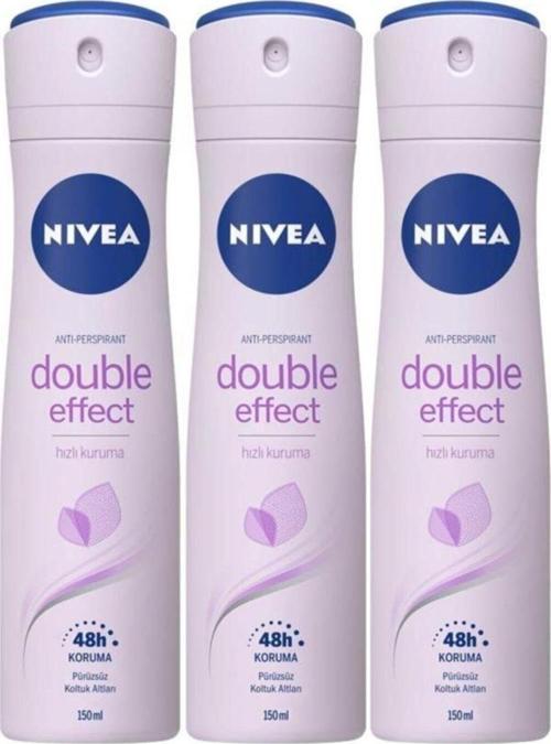 Double Effect Mor Düşler Sprey Deodorant 150 ml Kadın 3 Adet