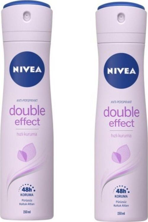 Double Effect Mor Düşler Sprey Deodorant Kadın 2'Li Set 150 ml