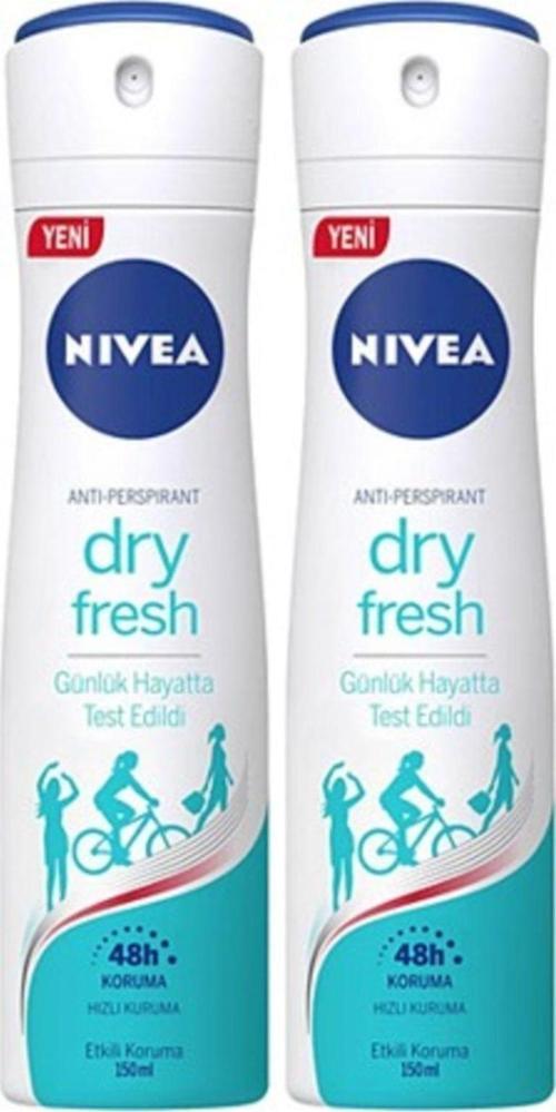 Dry Fresh Kadın Sprey Deodorant 150 ml X 2 Adet