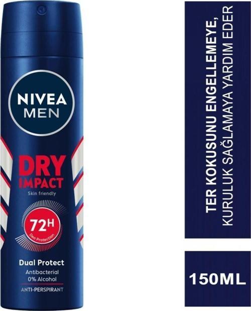For Men Dry Impact Sprey 3 Adet