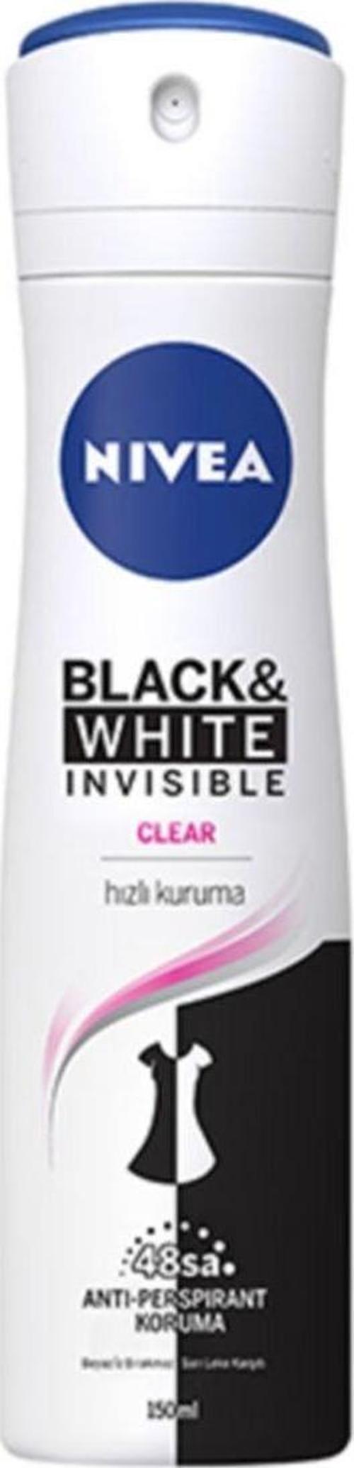 Invisible Black & White Clear Sprey Deodorant 150 ml