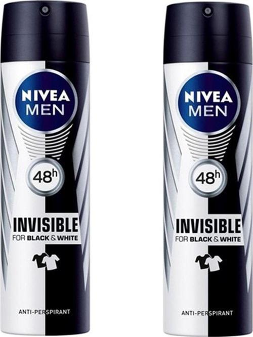 Invisible Black & White Original Power Erkek Deodorant 150 ml X 2 Adet