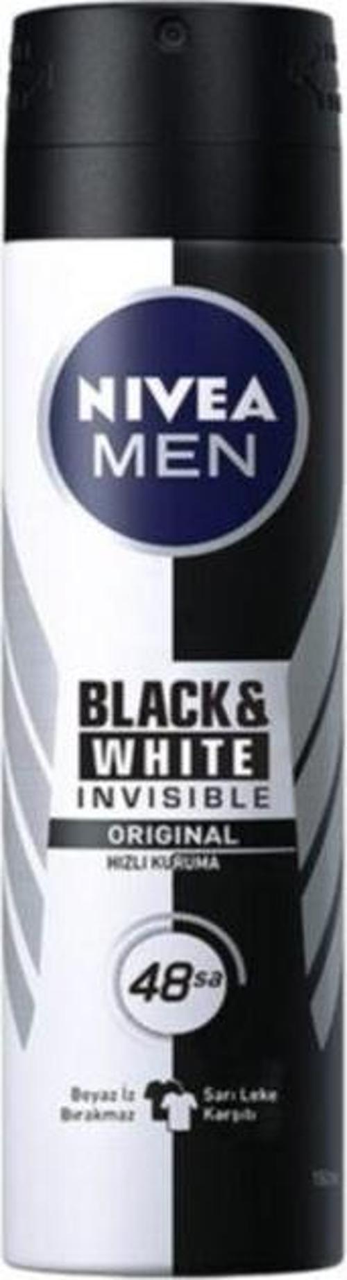 Invisible Black&Whıte Power Sprey Deodorant 150 ml Erkek