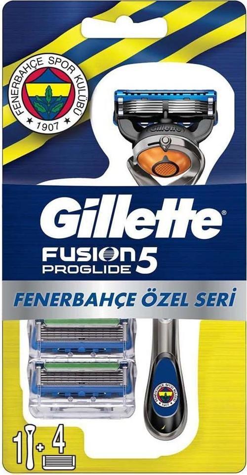 Fusion Proglide Makine + 4'Lü Yedek Bıçak Fenerbahçe Özel Seri
