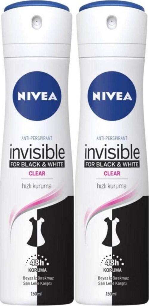 Invısıble Black&Whıte Sprey Deodorant 150 ml Kadın