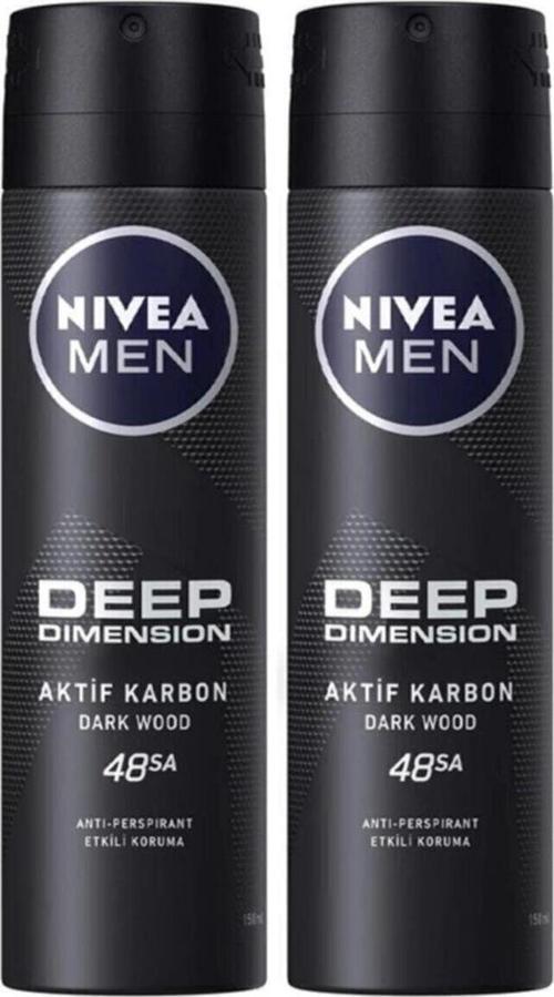 Man Deep Dimension Sprey Deodorant 150 ml 2 Adet