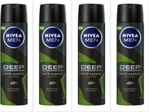 Deep Dimension Amazonia Sprey Deodorant 150 ml Erkek X 4