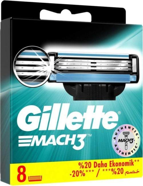 Mach3 Tıraş Bıçağı Yedek Başlığı 8 Adet Başlık