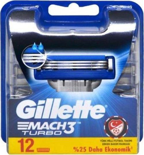 Mach3 Turbo Tıraş Bıçağı 2 * 12 Li