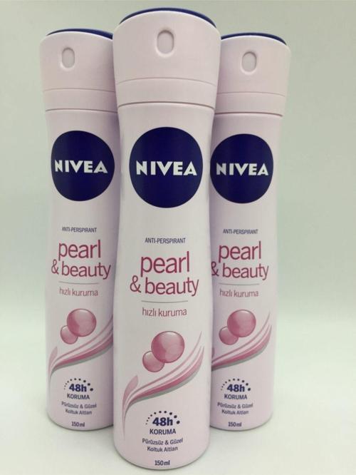 Pearl & Beauty Kadın Deodorant 150 ml X3 Adet