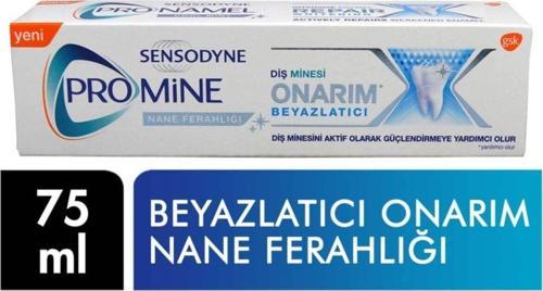 Diş Macunu 75 ml Promine Beyazlatıcı Onarım & Nane Ferahlığı