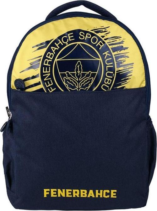 Fenerbahçe Kesik Logo Çift Gözlü Okul Çantası / 24719