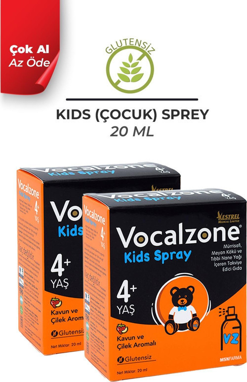 Kids (Çocuk) Sprey 20ml + 2'li Paket