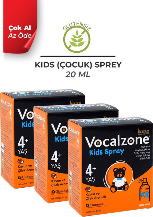 Kids (Çocuk) Sprey 20ml + 3'lü Paket