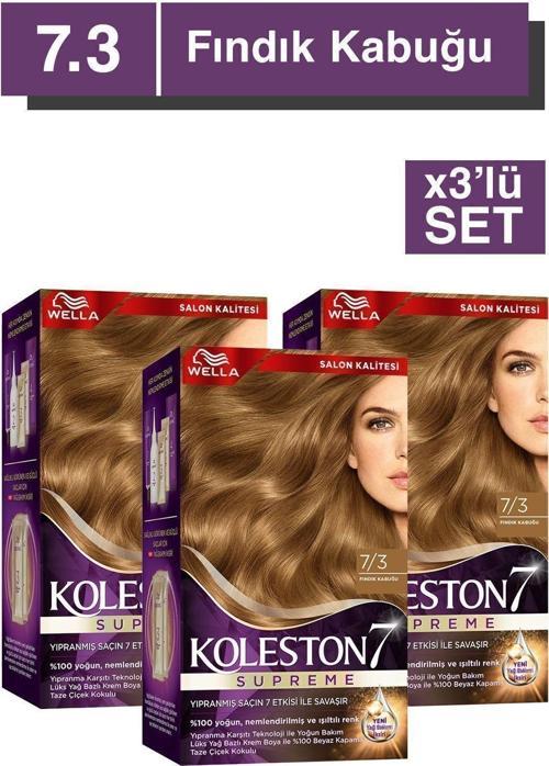 Supreme Kit 7/3 Fındık Kabuğu *18 x3'lü Set