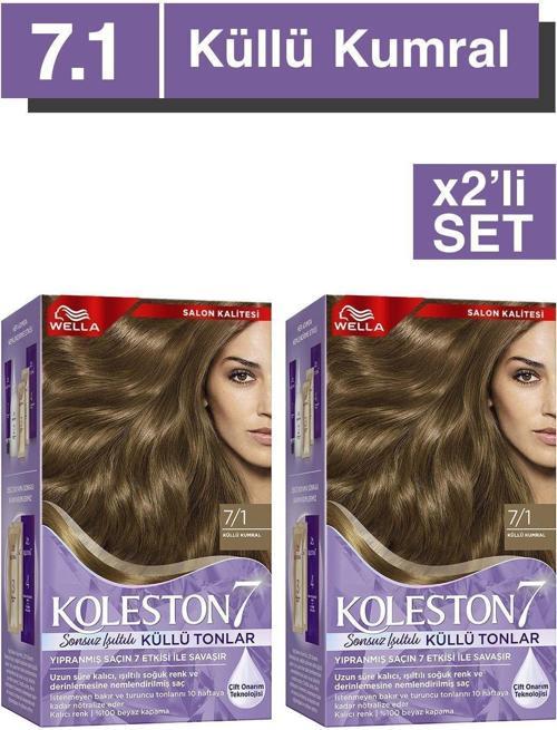 Supreme Saç Boyası 7/1 Küllü Kumral x2'li