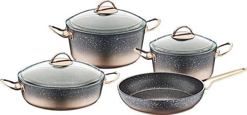SV Granit 7 Parça Tencere Seti Gold 3035