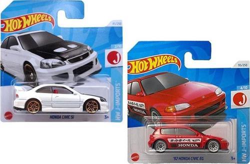 2 Araç Set Honda Civic Si - ‘92 Honda Civic EG (1/64)