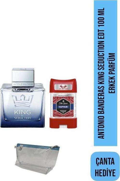 King Of Seduction EDT 100 ml Erkek Parfüm Seti