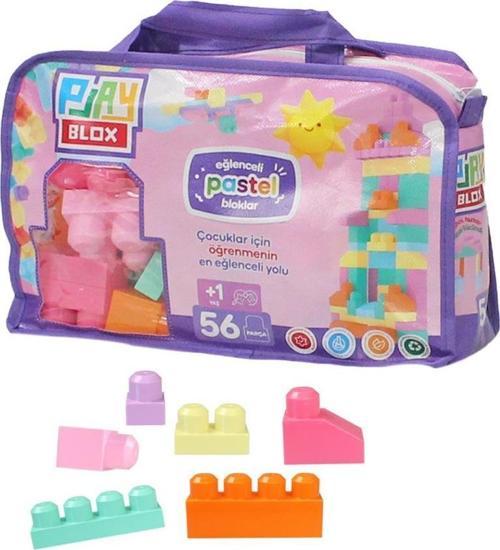Play Blox Pastal Yapı Bloklar Çantalı 56 Parça 2915