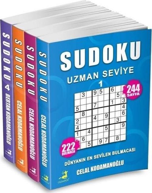 Sudoku Uzman Seviye Seti - 4 Kitap Takım