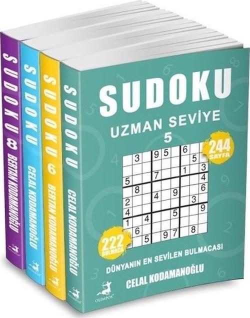 Sudoku Uzman Seviye Seti 2 - 4 Kitap Takım