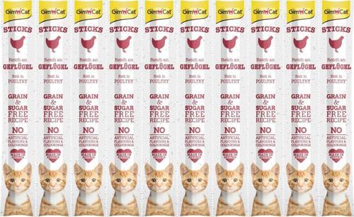 Kedi Ödül Çubuğu Kümes Hayvan Etli 50 Gr. 10 lu