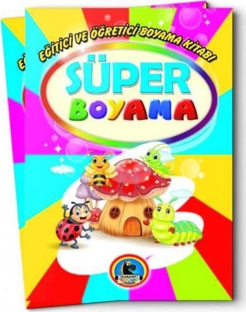 4E Boyama Kitabı Süper 128 Syf Karatay Yayınevi