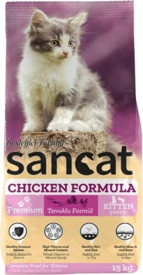 Tavuklu Yavru Kedi Maması 15 Kg