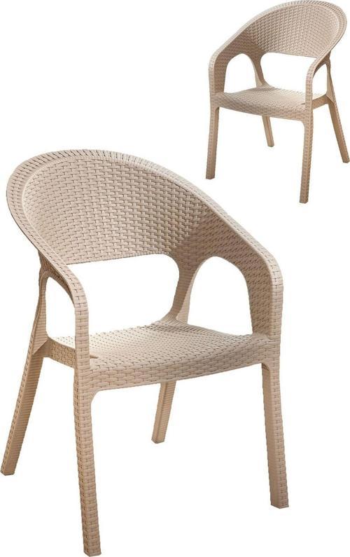 2 Adet Garden Cappucino Sandalye