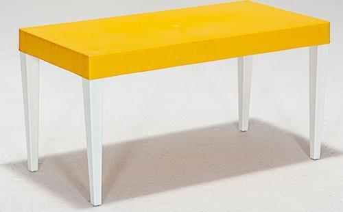 Junior Dikdörtgen Ergonomik Konforlu Anaokulu Kreş Çocuk Masası - Sarı