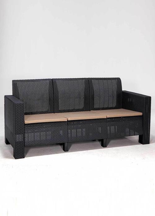 Aksu 3'Lü Bahçe&Balkon Koltuk / Antrasit
