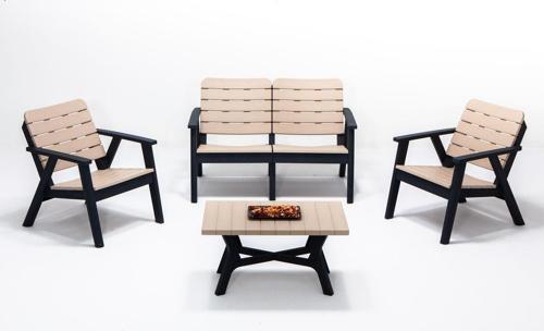 Sera 2+1+1+S Mindersiz Oturma Grubu / Bahçe - Balkon - Teras Mobilyası