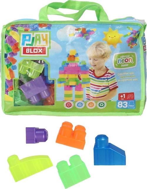 Play Blox Neon Blok Yapı Oyuncakları Çantalı 83 Parça 2939