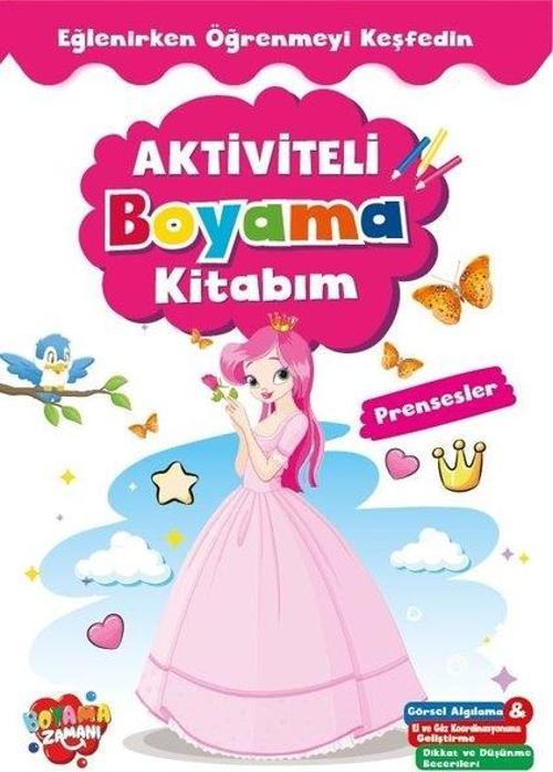 Aktiviteli Boyama Kitabım - Prensesler