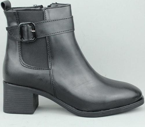 491032 Yandan Fermuarlı Topuklu Klasik Kışlık Bot Kadın