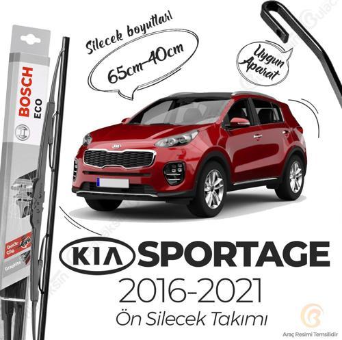 Kia Sportage Ön Silecek Takımı (2016-2020) Bosch ECO